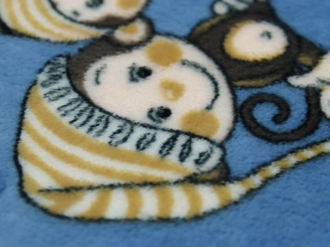 POLAR MINKY MIKROFIBRA NIEBIESKA MAŁPKI POLAR MINKY MIKROFIBRA NIEBIESKA MAŁPKI