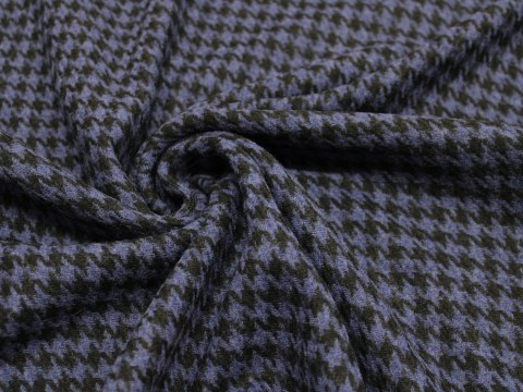 Tkanina elanowełna TWEED PEPITKO GRANAT CZARNE Tkanina elanowełna TWEED PEPITKO GRANAT CZARNE
