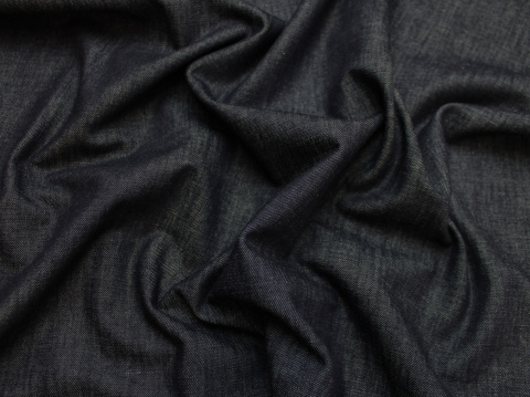 Tkanina jeans gruby nieelastyczny ciemny granat Tkanina jeans gruby nieelastyczny ciemny granat