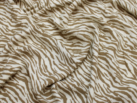Tkanina wiskoza zebra kremowo-beżowa Tkanina wiskoza zebra kremowo-beżowa