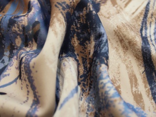 DZIANINA POLIWISKOZA MAZY NIEBIESKIE BEŻ