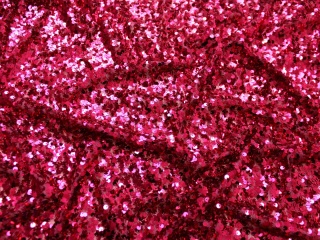 Materiał cekinowy cekiny na tiulu różowe amarant
