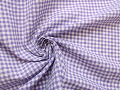 KRATKA Z BAWEŁNĄ BIAŁO-FIOLETOWA SZER. 280 cm