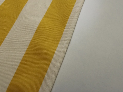 materiał na leżak tkanina leżakowa pasy żółte szerokość 44 cm