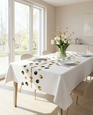 TKANINA WIELKANOCNA PISANKI GLAMOUR