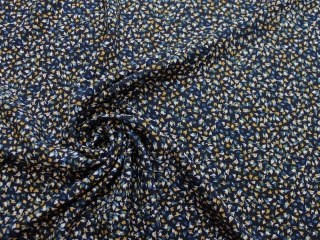 TKANINA WISKOZA WZÓR LISTKI NA GRANACIE